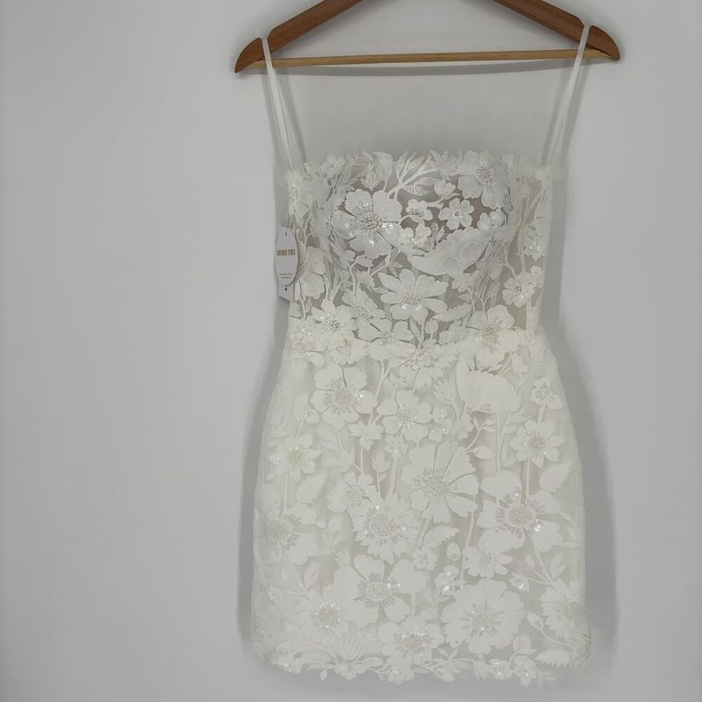 UNTAMED PETALS BY AMANDA JUDGE Rosalie Bow Mini Dress